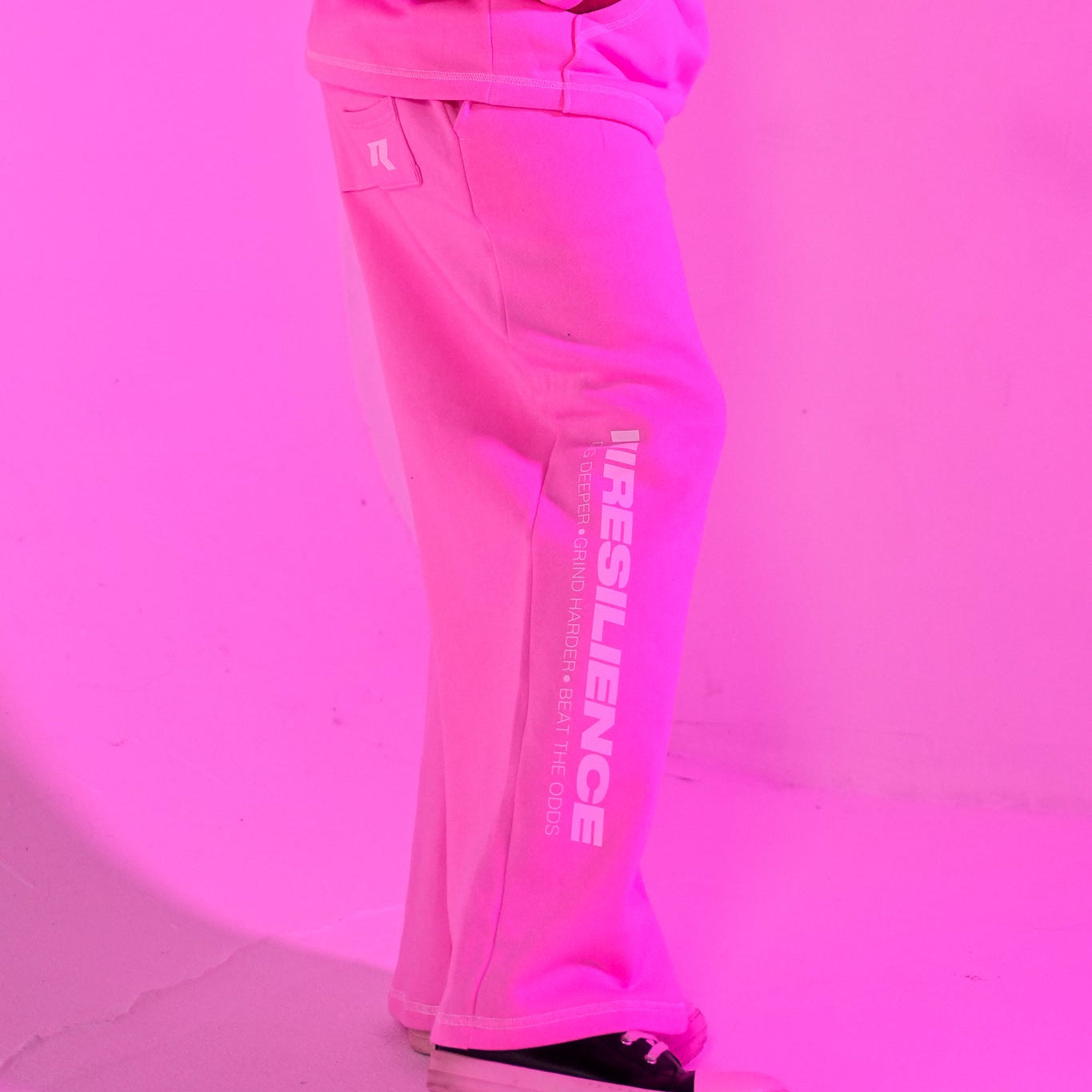 Handmade Pink Drift Sweatpants
