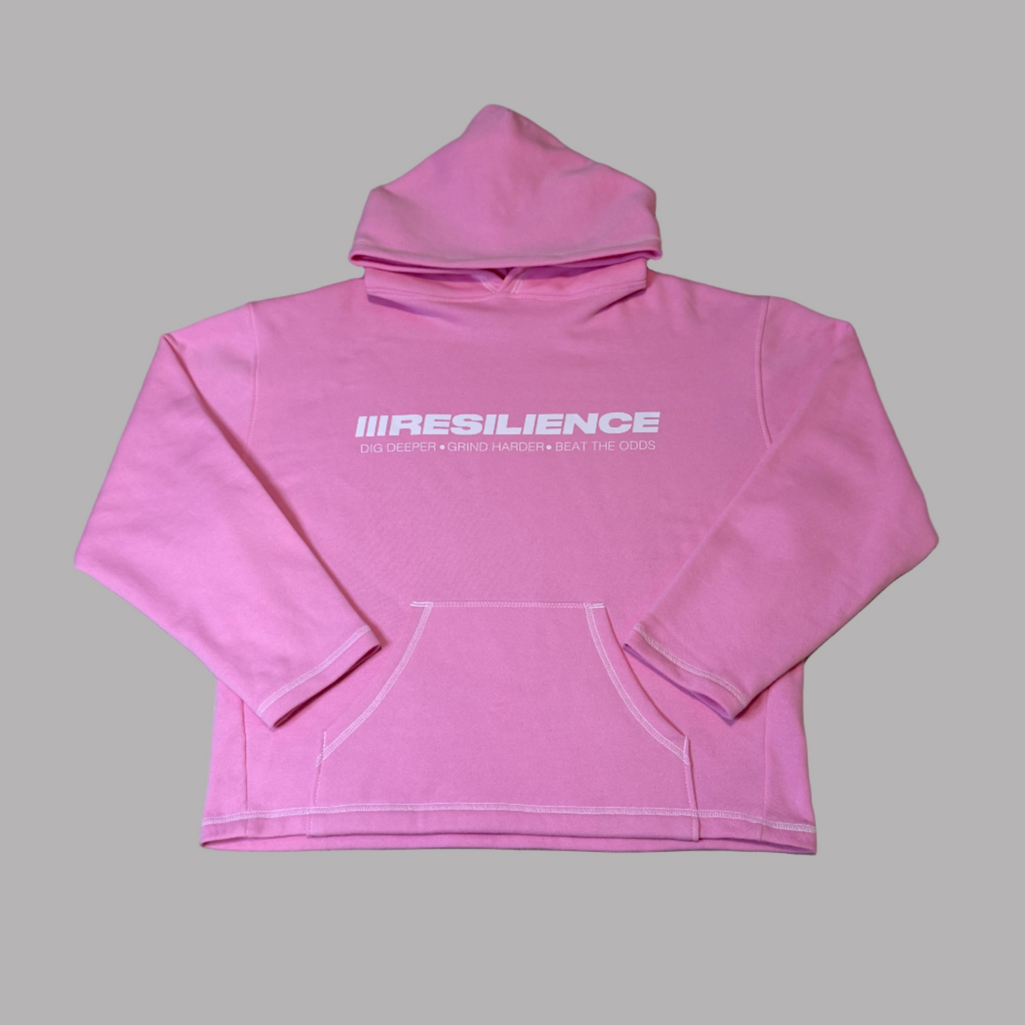 Handmade Pink Drift Hoodie