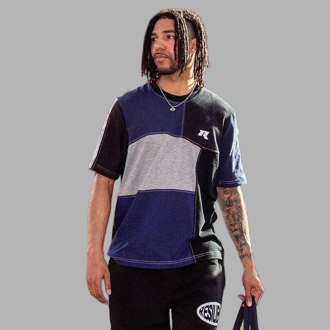 02 Blueprint Handmade Patchwork Tee