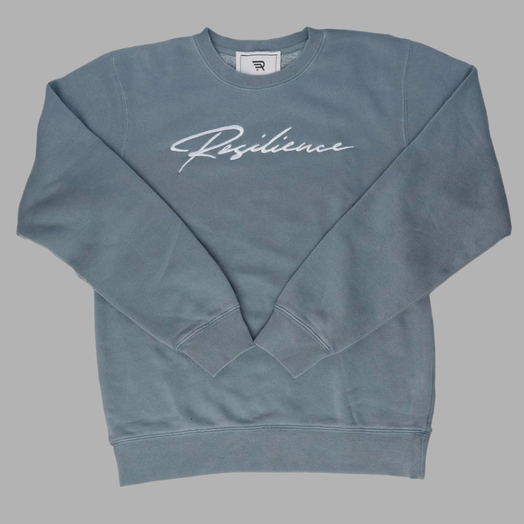 Embroidered Crewneck Pigeon