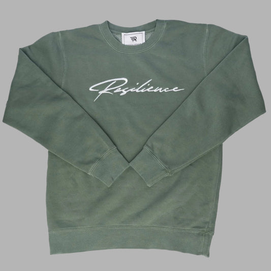 Embroidered Crewneck Forest